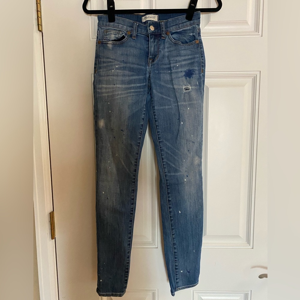 Madewell Women's Blue Skinny Jeans
